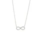 Collar Oro Blanco 18kt 0,33ct Diamantes infinito - Miniatura 1