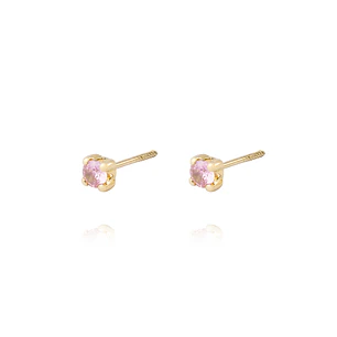 Aros de Oro 9kt Rosa Francia 4 Grifas