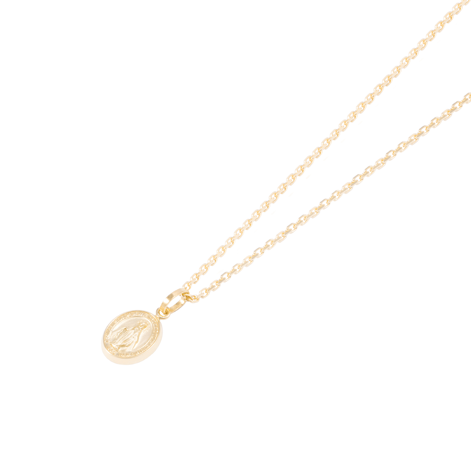 Colgante Oro Amarillo 18kt Medalla Milagrosa 10mm 3