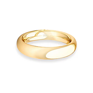 Argolla Matrimonio de Oro Amarillo 18kt Inglés Garda Ergofit de 3,5mm