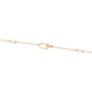 Pulsera de Oro 18kt Eslabones Ovalados y Circonitas - Baguette - Miniatura 2