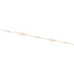 Pulsera de Oro 18kt Eslabones Ovalados y Circonitas - Baguette - Miniatura 3
