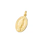 Colgante de Oro 18kt Virgen Milagrosa 25x20mm - Miniatura 1