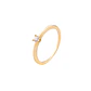 Anillo Compromiso de Oro 18Kt Solitario de 4mm - Miniatura 1