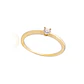 Anillo Compromiso de Oro 18Kt Solitario de 4mm - Miniatura 2