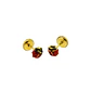 Aros de Oro 18kt Chinita Esmaltado - Miniatura 2