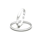 Par Argollas Matrimonio de Oro Blanco 18kt de 2,0mm Verona - Miniatura 1