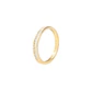 Anillo de Oro 18kt con Diamantes de 10 Pts Riel Corte Brillante SI/H - Miniatura 1