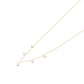 Collar de Plata Esterlina 925 Choker Circones Colgantes Revestido en Oro 18kt - Miniatura 1