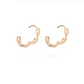 Aros Revestidos en Oro 18kt Argollas Cadena - Miniatura 3