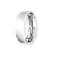 Argolla Matrimonio de Oro Blanco 18kt Tubo ErgoFit Sagres de 5,0mm - Miniatura 1