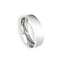 Argolla Matrimonio de Oro Blanco 18kt Tubo ErgoFit Sagres de 5,0mm - Miniatura 3