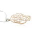 Collar de Plata Esterlina 925 Rombos Rose Revestido en Oro 18kt - Miniatura 3