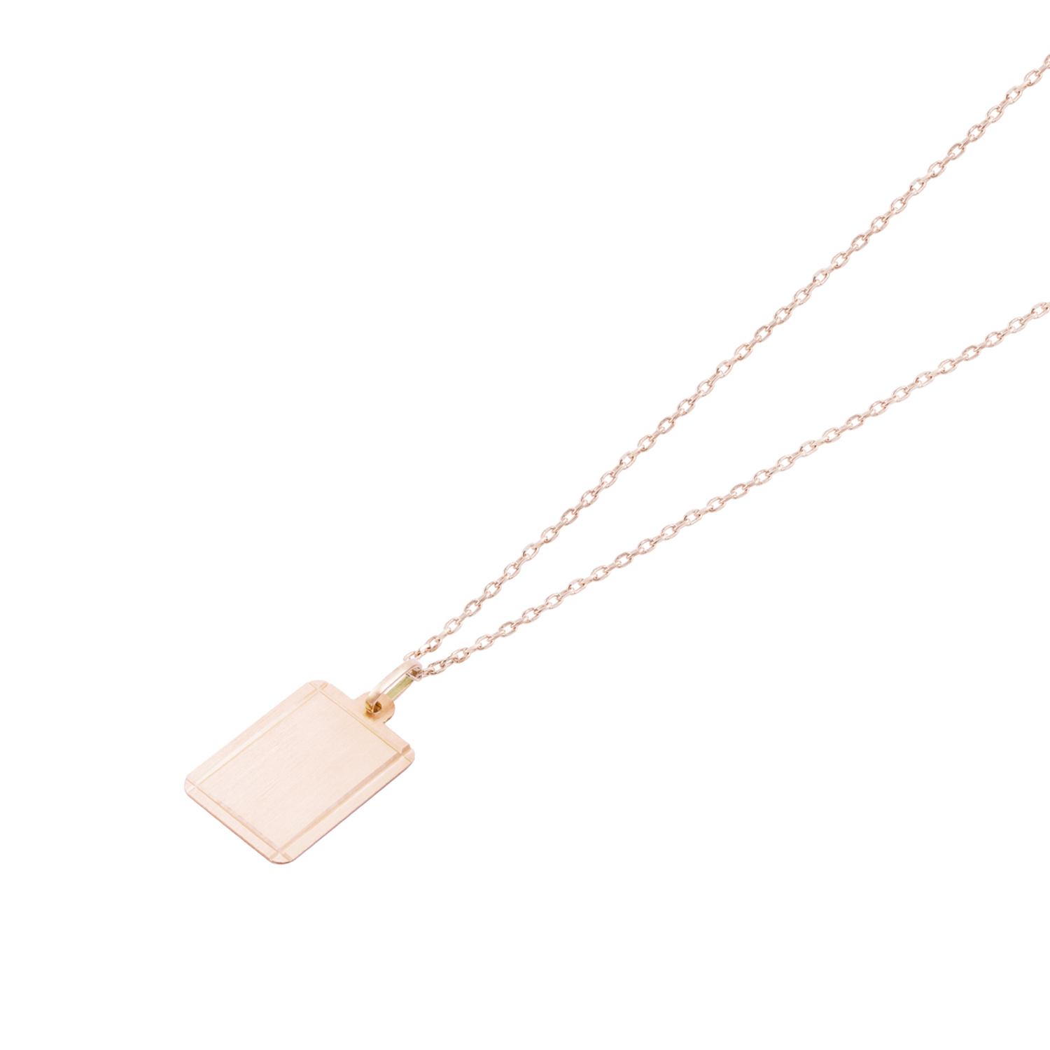 Colgante Oro Miel 18kt Mixta 14x25mm 3