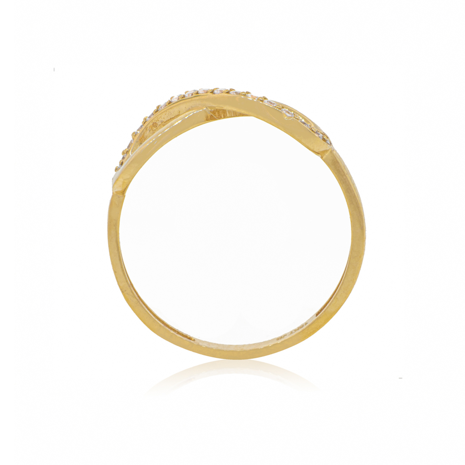 Anillo de Oro 18kt Infinito con Circon 2