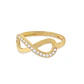 Anillo de Oro 18kt Infinito con Circon - Miniatura 3