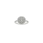 Anillo de Oro Blanco 18kt con Diamantes de 65 Puntos Totales Corte Brillante SI/H - By Danielle Costantini - Miniatura 1