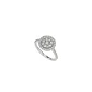 Anillo de Oro Blanco 18kt con Diamantes de 65 Puntos Totales Corte Brillante SI/H - By Danielle Costantini - Miniatura 2
