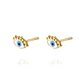 Aros de Oro 18kt Modelo de Ojo Turco - Miniatura 2