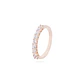 Anillo en Oro Miel 18kt Medio Cintillo - Miniatura 1