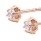 Aros Oro Miel 18kt Circón 2,5mm - Miniatura 2
