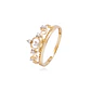 Anillo de Oro 18kt Tiara 6 Circonita - Miniatura 1
