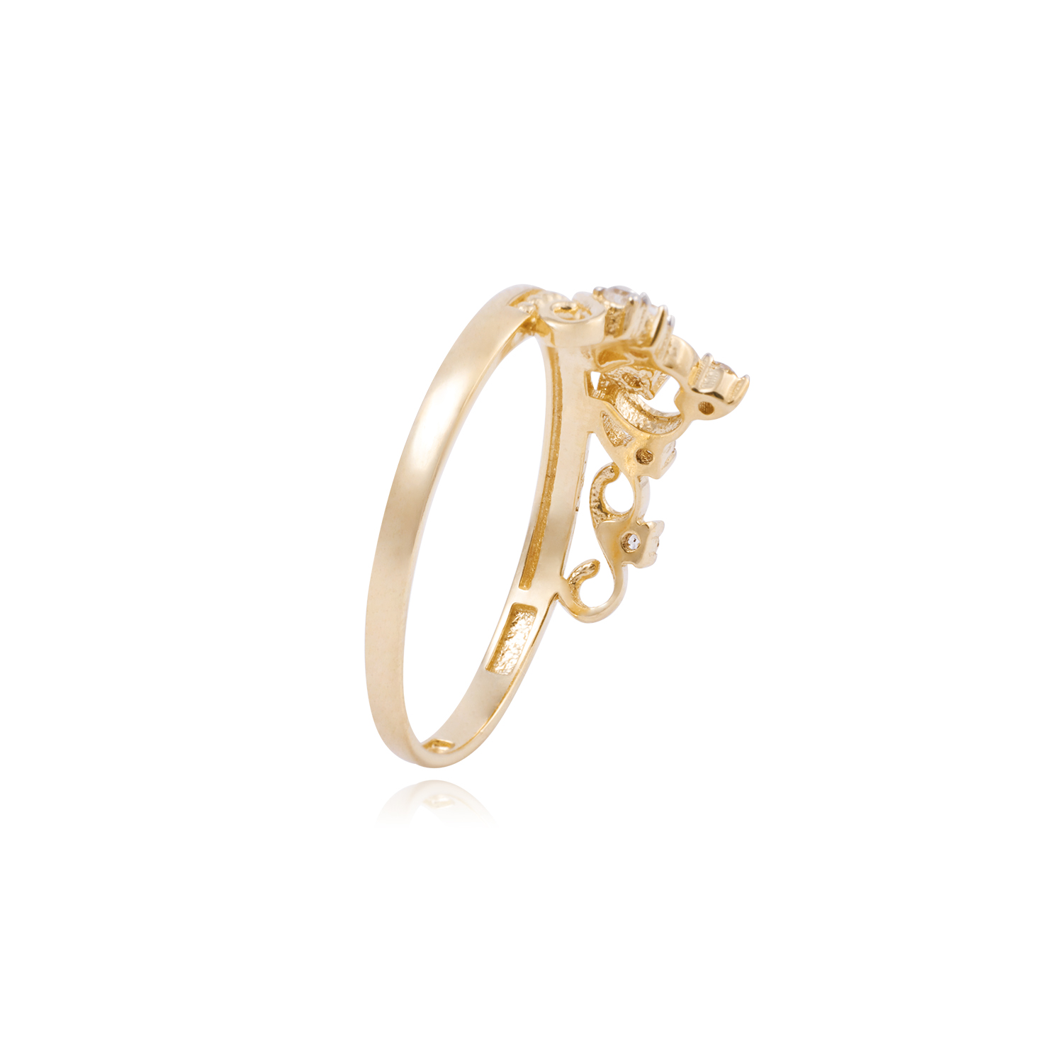 Anillo de Oro 18kt Tiara 6 Circonita 3