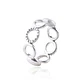 Anillo de Plata Esterlina 925 Circulo Ring - Miniatura 1