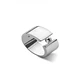 Anillo Oro Blanco 18kt Modelo Voler Diamante 10pts - Miniatura 2