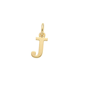 Colgante Inicial J Encanto Oro Miel 18kt