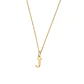 Colgante Inicial J Encanto Oro Miel 18kt - Miniatura 2