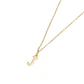 Colgante Inicial J Encanto Oro Miel 18kt - Miniatura 3