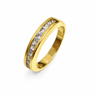 Anillo Oro Amarillo 18kt Brillo Sutil