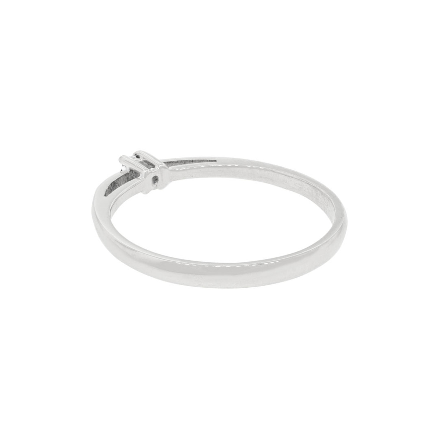 Anillo Compromiso Platino 950  Mónaco 1x3ptos Diamante 4