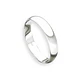 Argolla Matrimonio de Oro Blanco 18kt Inglés Bari de 3,0mm - Miniatura 3