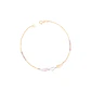 Pulsera Oro Bicolor 18kt Corazón y Alas - Miniatura 1