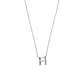 Collar de Plata Esterlina 925 Letra H - Miniatura 3