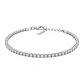 Pulsera de Plata Esterlina 925 Serpiente Circon Plateada - Miniatura 1