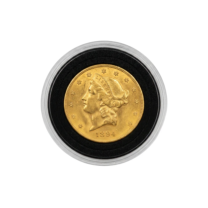 Moneda de Oro USA 20 dólares Doble Aguila de Cabeza de Libertad 1894 4