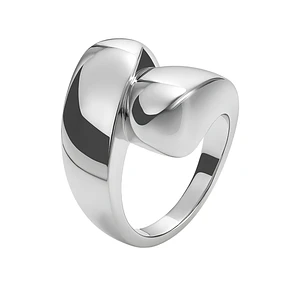 Anillo de Plata Esterlina 925 Cruzado Liso