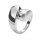Anillo de Plata Esterlina 925 Cruzado Liso - Miniatura 1
