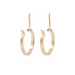 Aros de Oro 18kt Argolla Biseladas - Miniatura 3