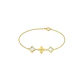 Pulsera Oro Amarillo 18kt Trébol Nacar - Miniatura 1