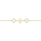 Pulsera Oro Amarillo 18kt Trébol Nacar - Miniatura 2
