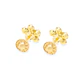 Aros de Oro 18kt Roseta Circonita - Miniatura 3