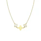 Collar Oro Amarillo 18kt Trébol Nacar - Miniatura 1