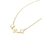 Collar Oro Amarillo 18kt Trébol Nacar - Miniatura 3