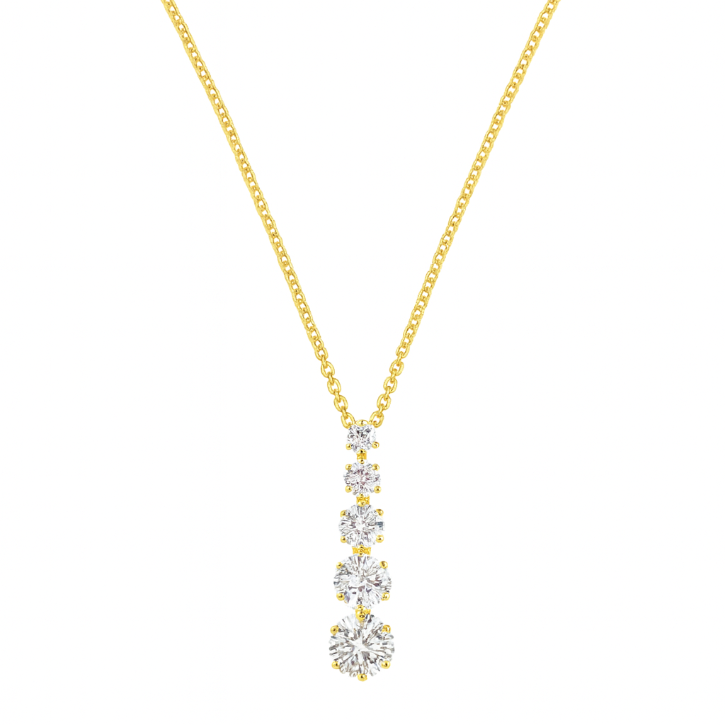 Collar de Oro 18kt con Diamantes 72 Pts Totales SI/H Corte Brillante - By Danielle Costantini 3