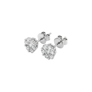 Aros de Oro 18kt con Diamantes 66 Pts Totales SI/H Corte Brillante 30151 - By Danielle Costantini