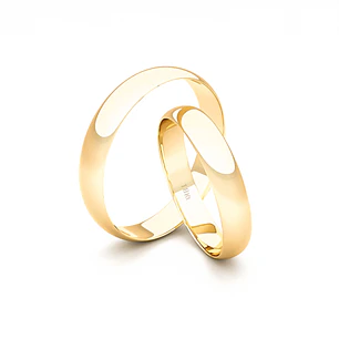 Par de Argollas Oro Amarillo 18kt Modelo Inglés Rodas 3,5mm